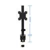 ELUKHT Monitor Mount, Height Adjustable Monitor Arm with C-Clamp and Perforation Base, Fits 17 to 27 Inch Computer Screen, Fits 75x75mm & 100x100mm view 2