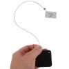 DirectNine Basics Retractable Laptop Cable Lock, Retractable Lock with Anchor Plate for Tablet Laptop Notebooks Electronic Products Square Plate view 3