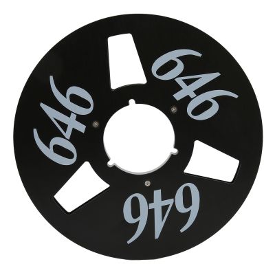 10 Inch Pickup Reel, 3 Hole Open Reel, Aluminum Alloy Sound Pickup Reel, Resists Flexing Grip Flange, Reel