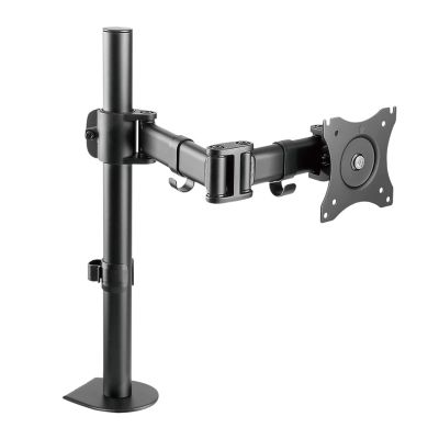 ELUKHT Monitor Mount, Ultrawide Monitor Arm Desk Mount for 13 to 32 Inch Screen, Heavy-Duty Fully Adjustable Arms, with Swivel, Height Adjustable