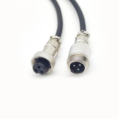 BOUUNCIY 29.53 ft GX12 3 Pin Male to Female Head Aviation Cordset, GX12 3Pins Female to Male Connector Electrical Cable Panel Mount Circular Metal Aviation Adapter Cordset for Ships 20AWG (9meter)
