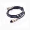 BOUUNCIY 29.53 ft GX12 3 Pin Male to Female Head Aviation Cordset, GX12 3Pins Female to Male Connector Electrical Cable Panel Mount Circular Metal Aviation Adapter Cordset for Ships 20AWG (9meter) view 2