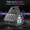 Ulefone Sound KIT for Armor Pad 3 Series, 2-in-1 Sound and Stand, 9W Power 114dB, Dual Colorful LED Lights, 8-pin Connector No Lag, Anti-Slip Pads view 3
