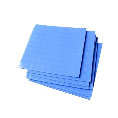 10pcs 10x10mm Blue Thermal Pad for GPU CPU Cooling Heat Sink Conductive Thermal Pad 3w/mk (Color : 10X10, Size : 0.5mm)