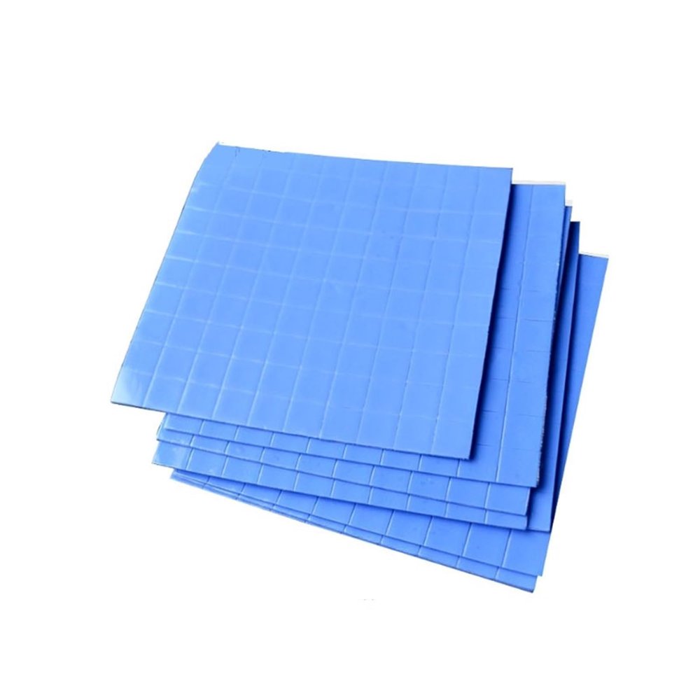 10pcs 10x10mm Blue Thermal Pad for GPU CPU Cooling Heat Sink Conductive Thermal Pad 3w/mk (Color : 10X10, Size : 0.5mm)