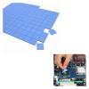 10pcs 10x10mm Blue Thermal Pad for GPU CPU Cooling Heat Sink Conductive Thermal Pad 3w/mk (Color : 10X10, Size : 0.5mm) view 3
