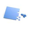 10pcs 10x10mm Blue Thermal Pad for GPU CPU Cooling Heat Sink Conductive Thermal Pad 3w/mk (Color : 10X10, Size : 0.5mm) view 4