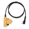 Miskall U94 PTT Adapter, with Back Clip Push to Talk Portable Radio Headset Adapter for Baofeng UV5R UV5RE UV5RA UV6R BF888S view 1