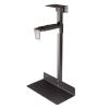 FESWERT Pc Tower Stand, Adjustable Height and Width Wall-Mountable Holds UP to 30kg,CPU Holder That Fits Most PC Or Computer Cases,360 Swivel,White,Black (Color : Black, Size : 58cm) view 1