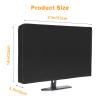 2Pack Waterproof Computer Monitor Dust Cover, Luxiv Black Full Body Cover for Computer Screen Protective Sleeve for Desktops Anti-Static LCD-Silky HD Panel Dust Sleeve view 2