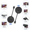 YUYUNLOMN Wireless HDMI Two Receivers and One Transmitter,165FT/50M,@60fps,Up to 4 RX(TVs),2.4/5GHz Wirelessly Stream to Multiple Screens,HDMI Wireless Adapter for TV Box/DSLR Camera/Projector/Laptop view 3