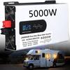 5000/6000/8000/10000/12000w Pure Sine Wave Power Inverter Car Adapter Dc 12/24/48/60 to Ac 110v/220v with Ac Outlets Dual Cooling Fans,5000w-12Vto110V view 1