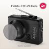 Cassette Player Recorder, Portable Retro Tape Player Audio Recording, AM/FM Radio, Tape to MP3 Converter, Built-in External Speaker,Suitable for Leisure Sports,Entertainment,Everyday Recording(Black) view 4