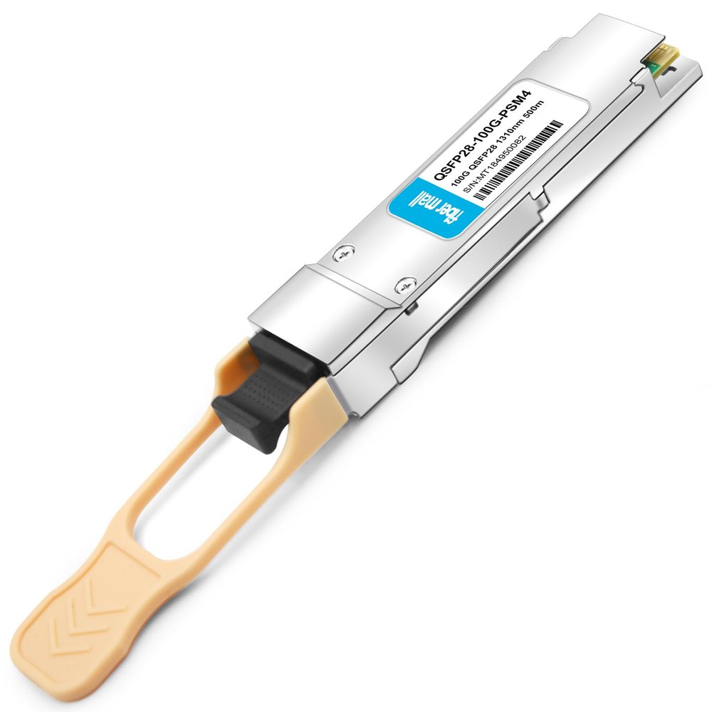 100G QSFP28 PSM4 Compatible for Arista QSFP-100G-SR4 100GBASE-PSM4 QSFP28 Optical Transceiver Module 1310nm 500m DOM MTP/MPO SMF