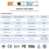 100G QSFP28 PSM4 Compatible for Arista QSFP-100G-SR4 100GBASE-PSM4 QSFP28 Optical Transceiver Module 1310nm 500m DOM MTP/MPO SMF view 2