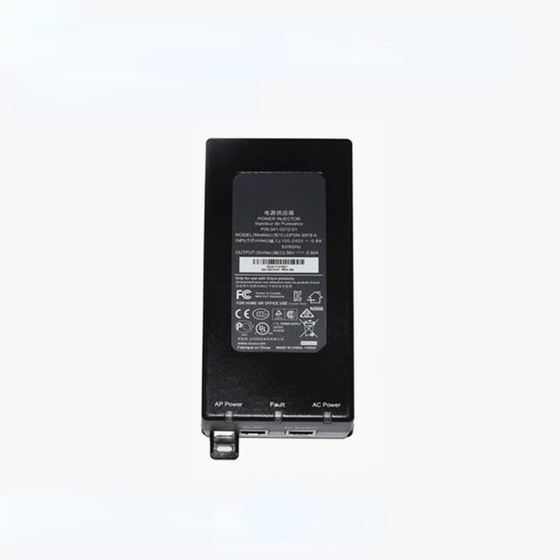 aoluiwlis Genuine DPSN-35FB A 56V 0.55A 30W 341-0212-01 POE30U-560(G) Power Injector Adapter Compatible with Cisco Power Supply Charger, AD065G2Uz