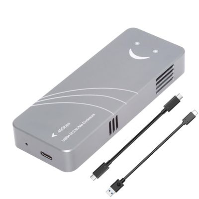 ChenYang M.2 NVME SSD Enclosure Adapter,USB C 4.0 40Gbps USB 3.2 Gen 2 20Gbps to NVME SSD Disk External Enclosure with ASM2464 Chipset