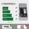 ChenYang M.2 NVME SSD Enclosure Adapter,USB C 4.0 40Gbps  USB 3.2 Gen 2 20Gbps to NVME SSD Disk External Enclosure with ASM2464 Chipset view 3