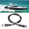 Backbone Cable Black Abs Boat Backbone Drop Cablefor NMEA 2000 Replacement for Raymarine Lowrance Simrad B G Navico Networks Boat Marine Grade Products Accessories (0.5m / 1.6ft) view 3