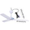 FGDTREE DC12V Mini USB Ceiling Fan for Camping Tent, Portable Hanging Ceiling Fan Hanging Fan with 3 Blades for Camping Cruise RV Tent Gazebo Bed Dormitory Home Room view 4