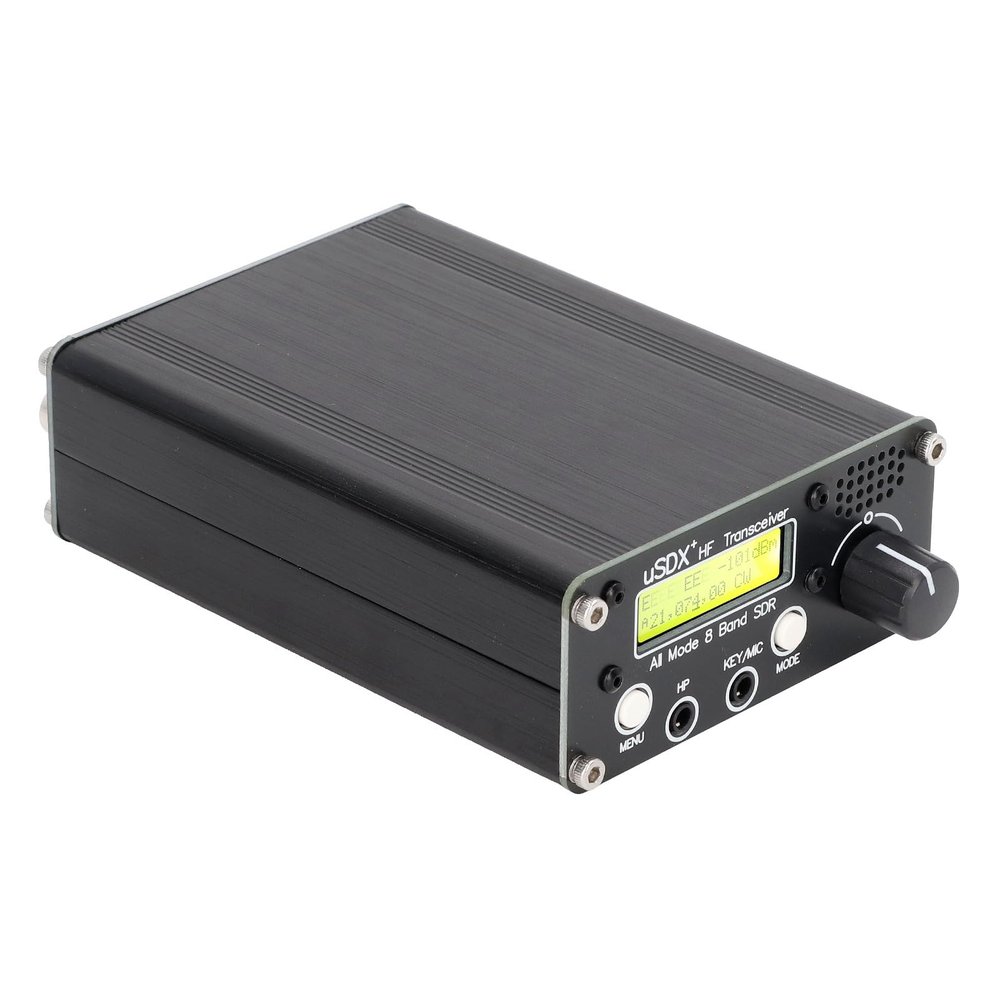 Radio Transceiver 8 Band Radio Transceiver, Radio Transceiver LCD SDR Full Mode HF SSB QRP Transceiver with BNC Antenna Connector (No power)