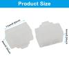 Moicstiy 50Pcs Ethernet Dust Cover, RJ45 Anti-Dust Silicone Plugs Protector Stopper Cap - Securely Block and Shield Female Ports for Switches, Routers, and Media Converters(Clear) view 3