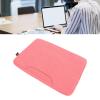 15.4 inch Laptop Sleeve Bag, Laptop Hand Case Bag with Metal Zipper Large Capacity Laptop Case Protective Laptop Sleeve Case for Lenovo for HP for Dell (pink) view 3