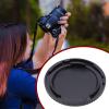 eMagTech 4Pcs Camera Front Body Cap Protected Against Dust and Damage Compatible with Vintage Canon FD A-1 AE-1 AV-1 at-1 Compatible with FD-EOS Black view 3