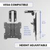 THEGA Ceiling TV Mount Stand - Tv Wall Mount, Flip Down Height Adjustable Pitched Roof TV Mount, Fits Screens 13"" to 37"", Weight Capacity of Up to 20 Kg/44 Pounds, Easy to Install view 2