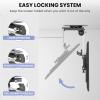 THEGA Ceiling TV Mount Stand - Tv Wall Mount, Flip Down Height Adjustable Pitched Roof TV Mount, Fits Screens 13"" to 37"", Weight Capacity of Up to 20 Kg/44 Pounds, Easy to Install view 3