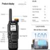 Quansheng UV-K5 Portable Two-Way Radio Dual Band 5 Watts Output with NOAA Weather Alert / 1600 mAh Battery w/USB Programming Cable view 3