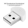 EIMSOAH Portable USB Mini Studio Speech Microphone, PC Microphone, Recording Audio MIC Adapter, 2 Meters Effective Distance, for Computer PC (White) view 3