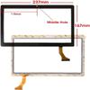 for Sannuo K101 Screen Replacement for Sannuo K101 10.1" Touch Screen Digitizer Replacement Glass Tablet Panel (White with Middle Hole) view 3