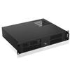 2U Micro ATX Compact Rackmount 3 x 3.5-inch HDD and 1 x 2.5-inch SSD, Chassis Support ATX PS2 PSU, USB view 1