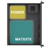 2U Micro ATX Compact Rackmount 3 x 3.5-inch HDD and 1 x 2.5-inch SSD, Chassis Support ATX PS2 PSU, USB view 2