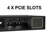 2U Micro ATX Compact Rackmount 3 x 3.5-inch HDD and 1 x 2.5-inch SSD, Chassis Support ATX PS2 PSU, USB view 4