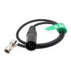 HangTon Audio Recorder Mixer XLR Power Cable for Zaxcom Zoom F8 Sound Devices MixPre 788T 664 702, Hirose 4 Pin Right Angle 90degree, High Flexible 1m view 2