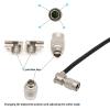 HangTon Audio Recorder Mixer XLR Power Cable for Zaxcom Zoom F8 Sound Devices MixPre 788T 664 702, Hirose 4 Pin Right Angle 90degree, High Flexible 1m view 4
