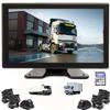 10,36-Inch 6 Split Touchable 128GB Large Audio Screen 1080P Backup Camera Monitor & Built-in DVR Video Recorder for RV Truck Trailer Rear Side Front Reversing View Wired System Image Waterproof view 2