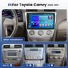 2+64G for Toyota Camry 2006 2007 2008 2009 2010 2011 Android 15 Car Stereo Wireless Apple Carplay, 10 Inch Touchscreen Car Radio GPS Navigation WiFi EQ Backup Camera view 2