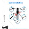 YOVDA 25W FM Transmitter, CZE-T251 Stereo Broadcast Radio Adjustable Professional FM Stereo Broadcast Transmitter, 12V Power Adapter+T251 FM Transmitter+Antenna+ Audio Cable view 4