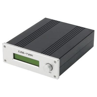 YOVDA 25W FM Transmitter, CZE-T251 Stereo Broadcast Radio Adjustable 0-25W Professional FM Stereo Broadcast Transmitter, Power Adapter+25W FM Transmitter