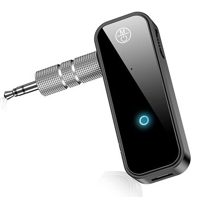 Audio Adapter for Car, 5.0 Transmitter Receiver, 2 in 1 3.5mm Audio Adapter for Cars, Computer TV Projector Speaker Speakers, Stereo Systems, Headphones