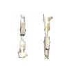 ImBros 50/100/200 Pcs Male Female Wire Crimp Terminal Pins DJ623-E1.5A DJ615B-1.5 * 0.8A Repair Auto Spade Connector 964269-2 964274-2 (Color : Female, Size : 50 pcs) view 1