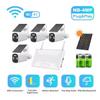 AKAVIG Outdoor 4MP Solar Power Security Camera Kit with 4 Cameras and 1T Hard Disk, 4CH Wireless WiFi Solar Surveillance NVR System with Motion Detection, Two Way Audio view 2