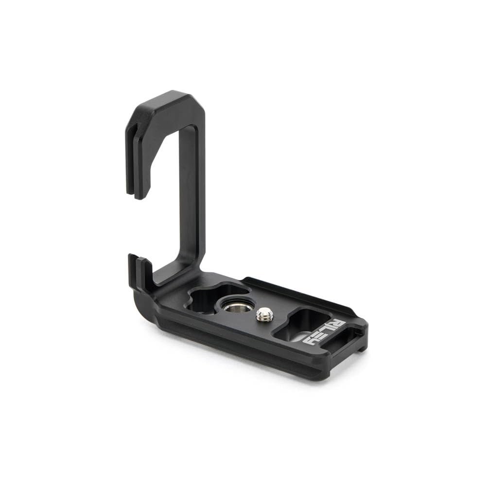 3 Legged Thing Riley Dedicated L-Bracket Compatible with Canon R7 Camera - Darkness Matte Black (RILEYQD-B)
