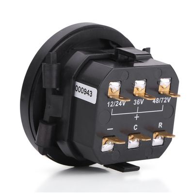 CFTGIW Cart Voltage Meter 48 Volt Carttery Meter 12V/24V/36V/48V/72V Led Digitaltery Indicator Gauge with Hour Meter for Cart