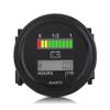 CFTGIW Cart Voltage Meter 48 Volt Carttery Meter 12V/24V/36V/48V/72V Led Digitaltery Indicator Gauge with Hour Meter for Cart view 4