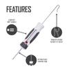 Smiths 51523 7.25in De-Hooker + Venting Tool Stainless Steel Fish Hook Remover Corrosion Resistant + Saltwater Tool Ergonomic Handle Bait Fishing Hook Extractor Fish + Tackle Accessory view 3