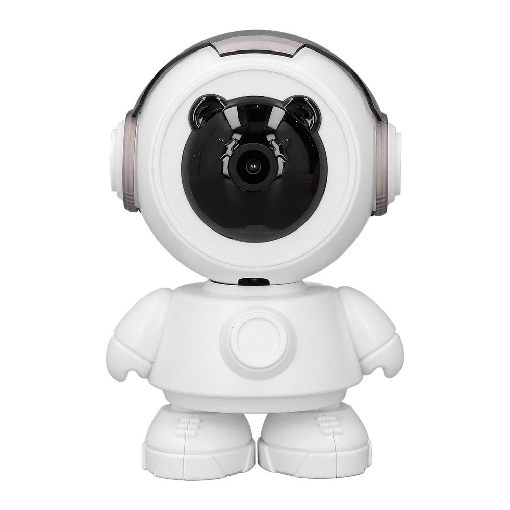 Asixxsix Robot Security Camera, 1080P Auto Tracking Pan 355 Tilt 45 Indoor Home Security Camera App Control Surveillance Camera with Motion Detection, Night Vision and 2 Way